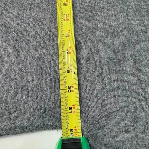 Project Social T Women's Grey Drop Shoulder Scoop Neck Long Sleeve Sweater Sz L - Picture 5 of 8